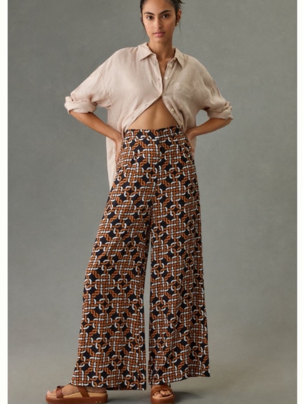 NWT FAITHFULL THE BRAND - LEIA SILKY
PANTS (CIMIEZ), size L